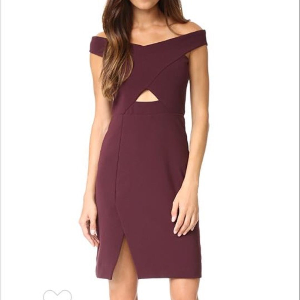 Parker off the shoulder dress XS